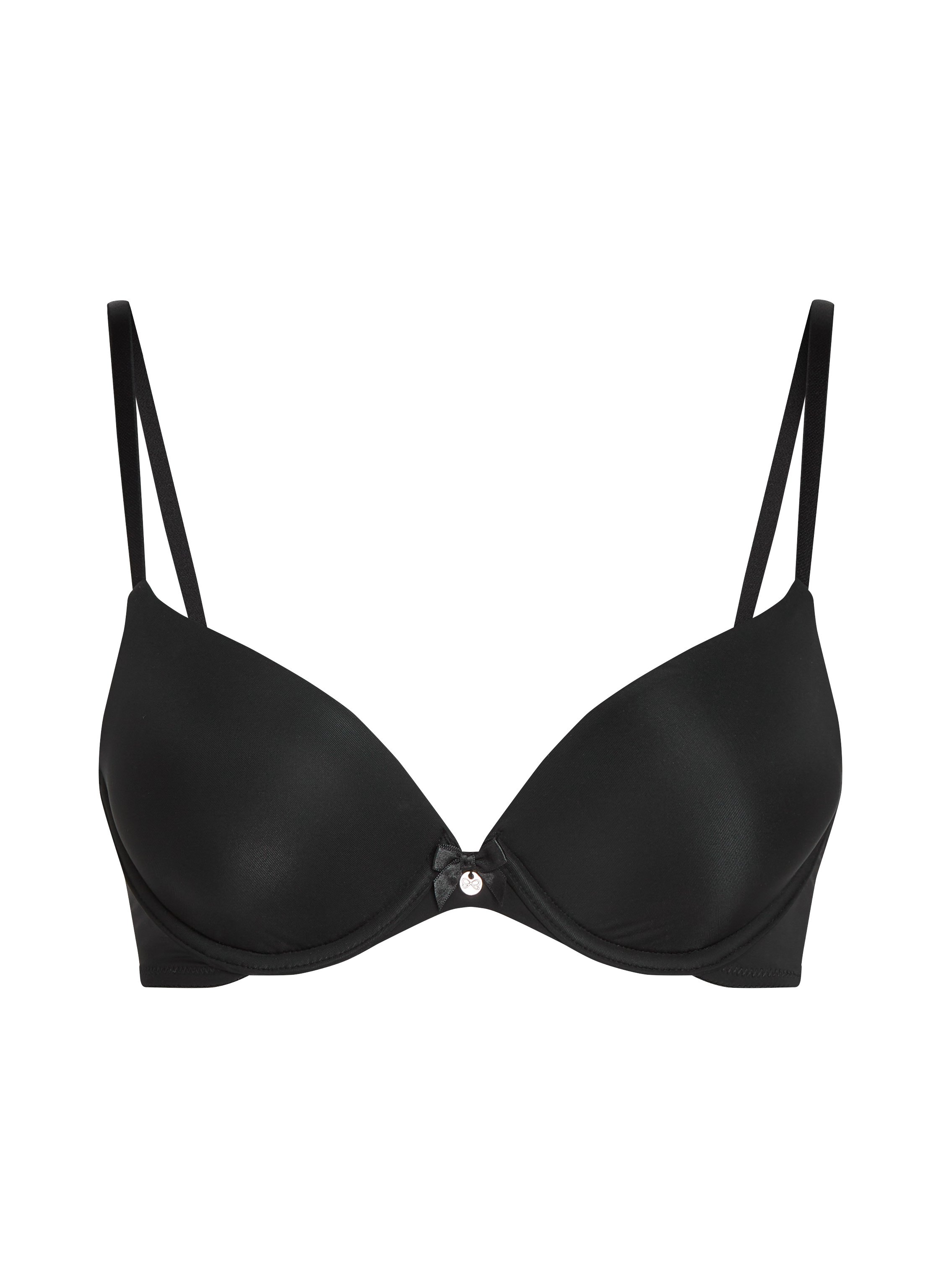 Soutien-gorge &agrave; armatures pr&eacute;form&eacute; Plunge, Noir, main