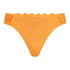 Bas de bikini Scallop Lurex, Orange
