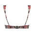 Push-up Bikini-Top Animalia Rose, Braun