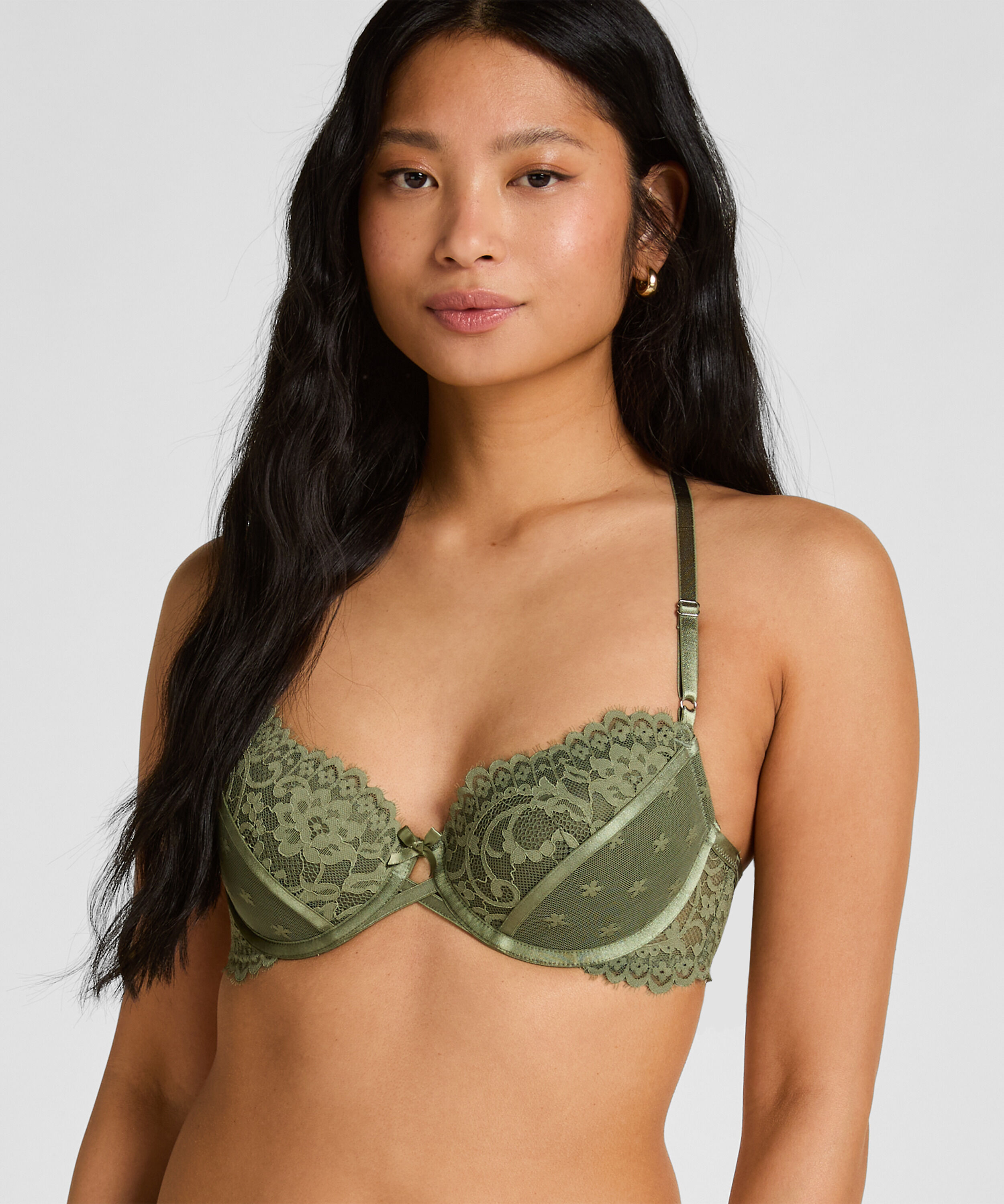 Soutien-Gorge Armatures Rembourré Valora, Vert
