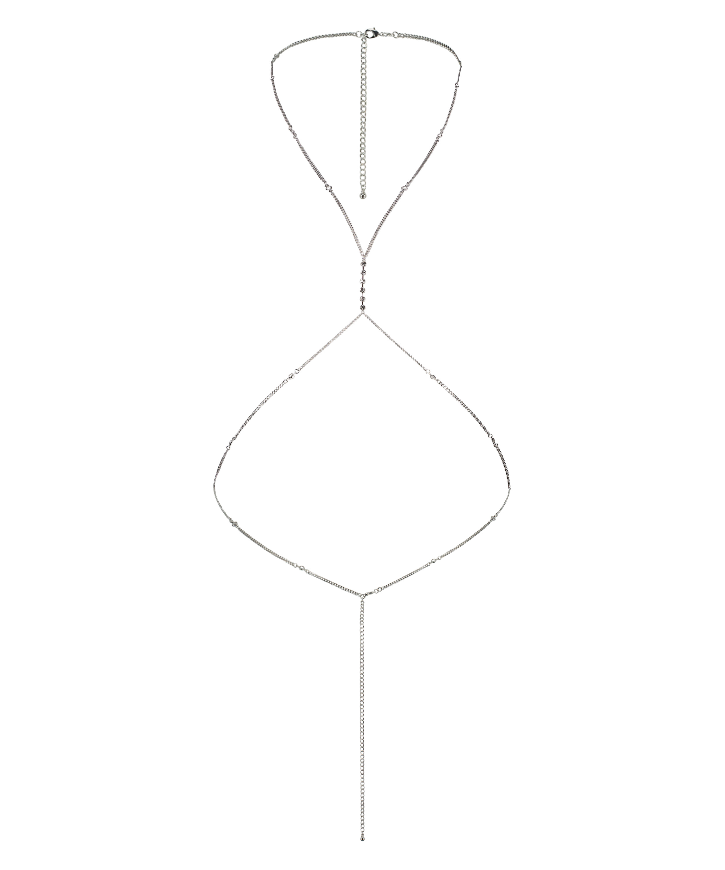 Harnais de chaîne de corps, Gris, main