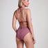 Bas de bikini Rio taille haute, Violet