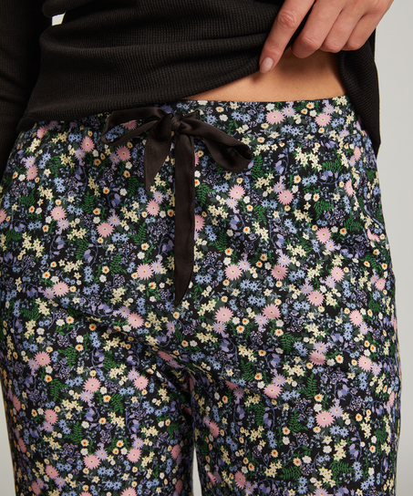 Pantalon de pyjama Jersey, Noir