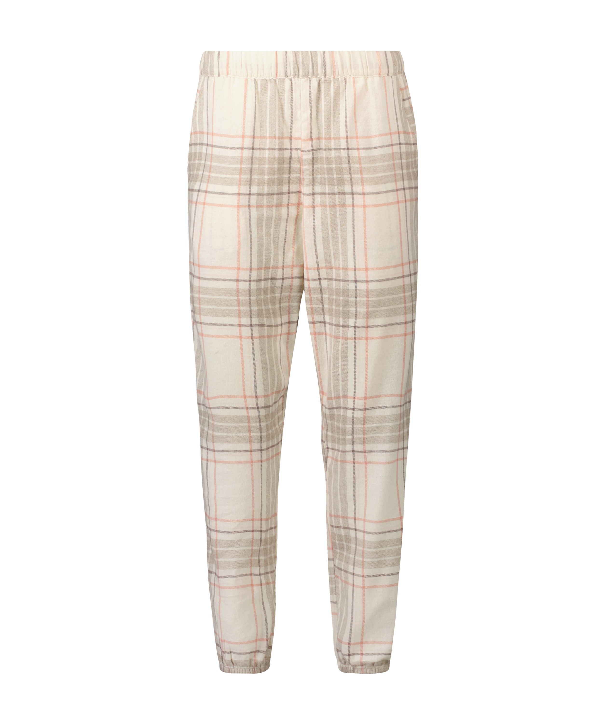 Tall Pyjamahose Twill Check, Grau, main