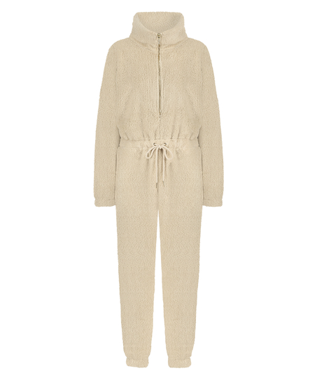 Onesie Fleece, Beige