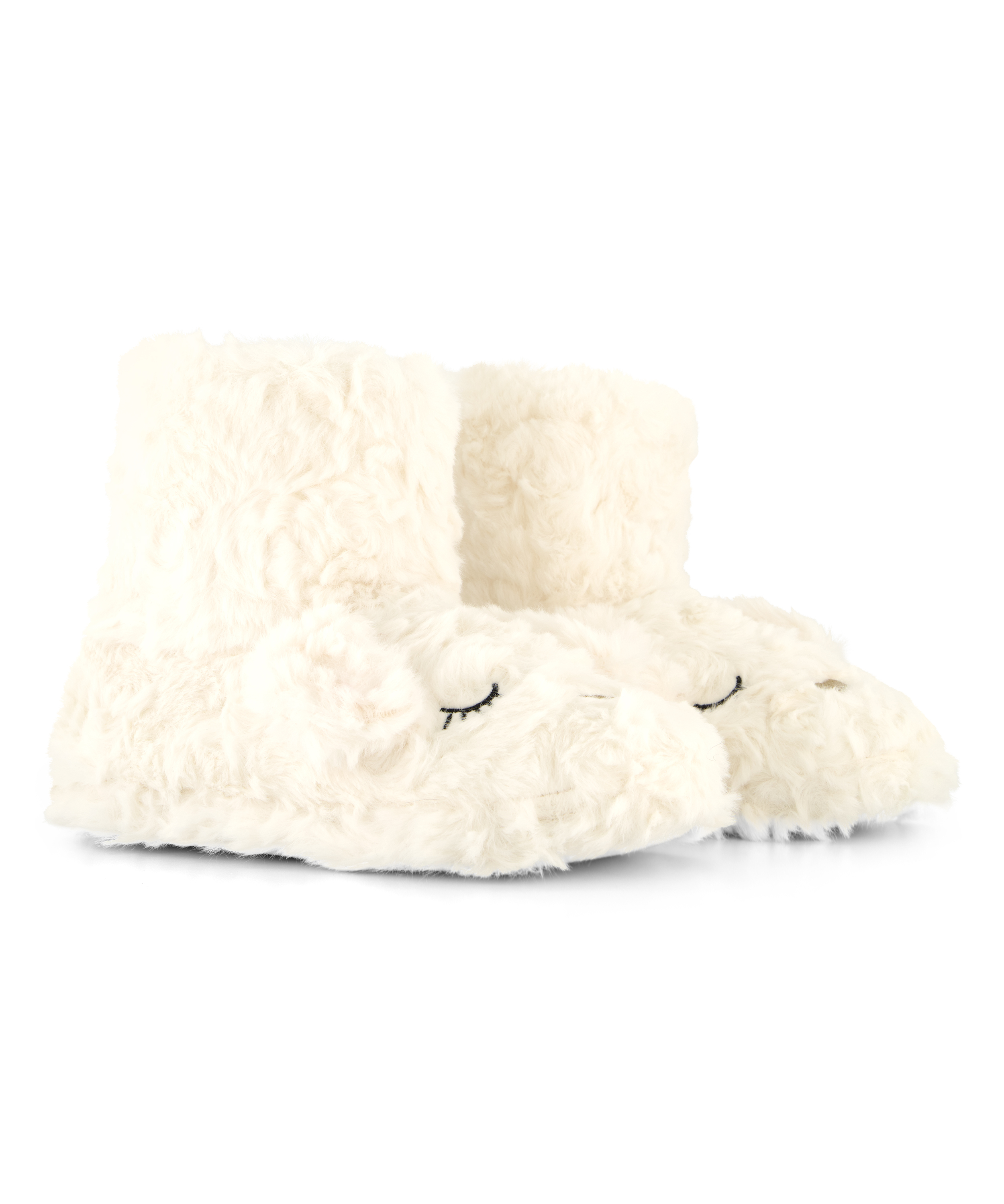 Fur Slippers, Blanc, main