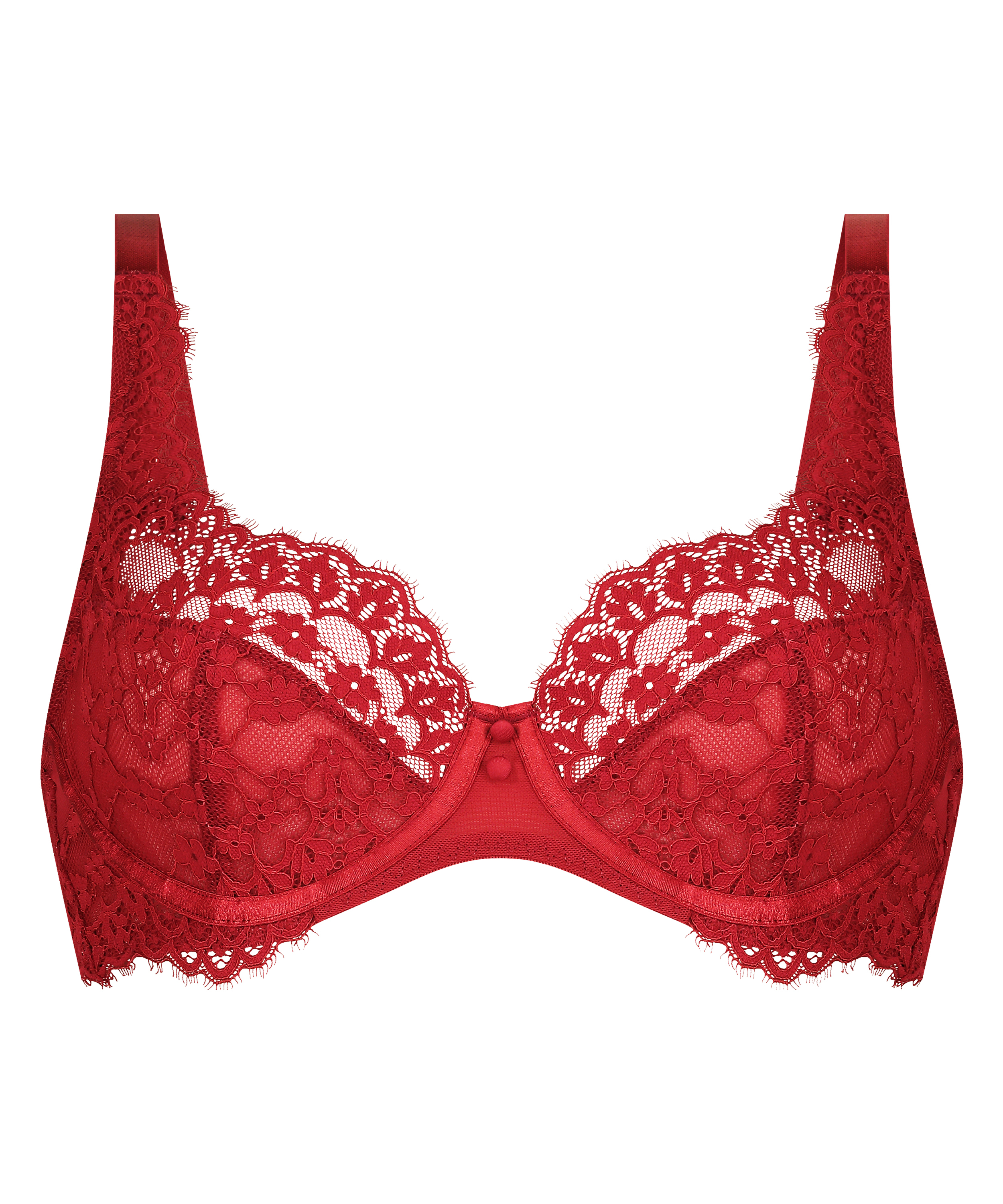 Soutien-gorge &agrave; armatures non-pr&eacute;form&eacute; Daisy, Rouge, main