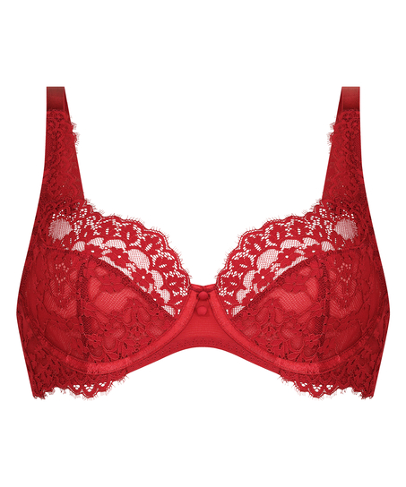 Soutien-gorge &agrave; armatures non-pr&eacute;form&eacute; Daisy, Rouge
