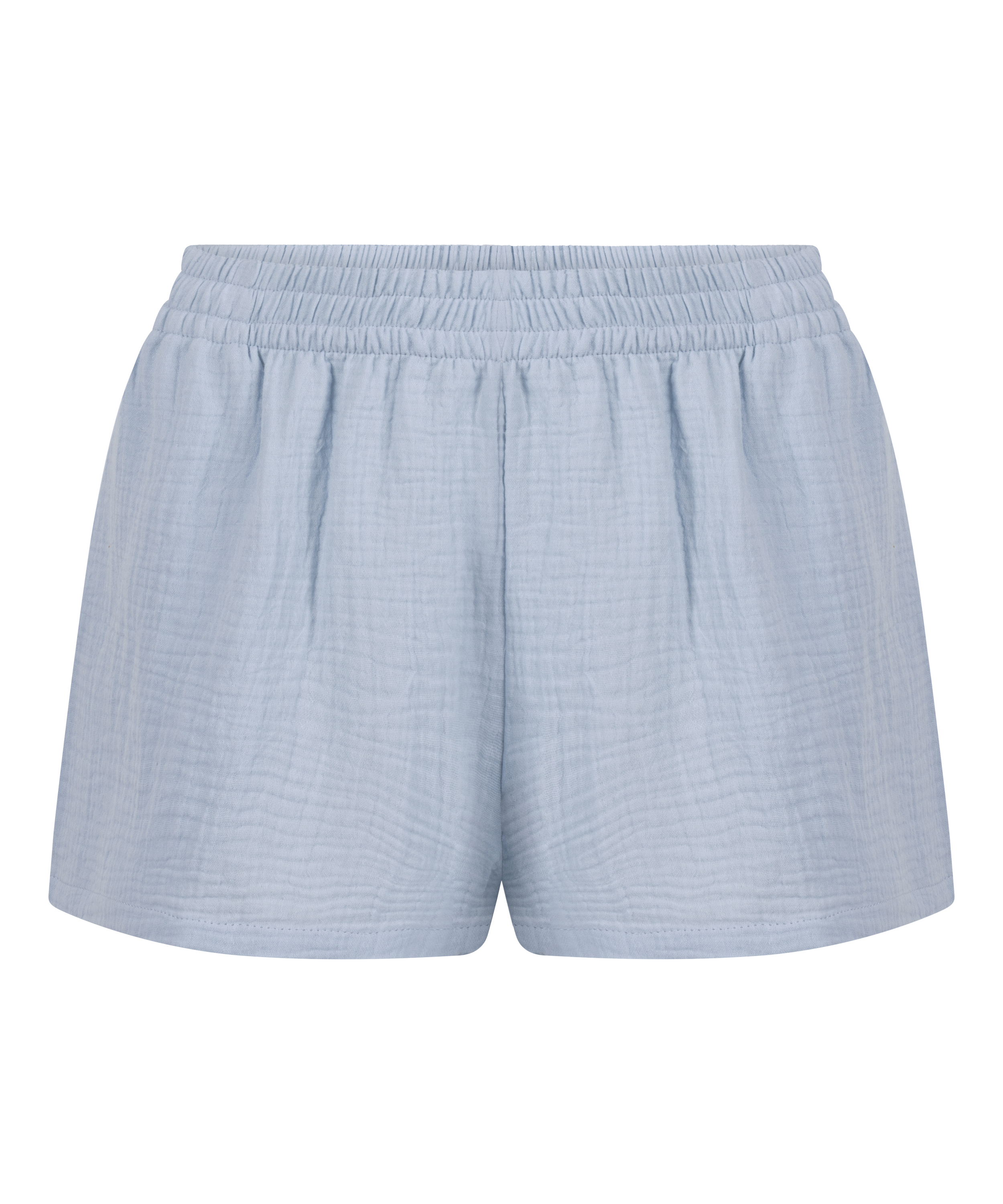 Short en mousseline, Bleu, main