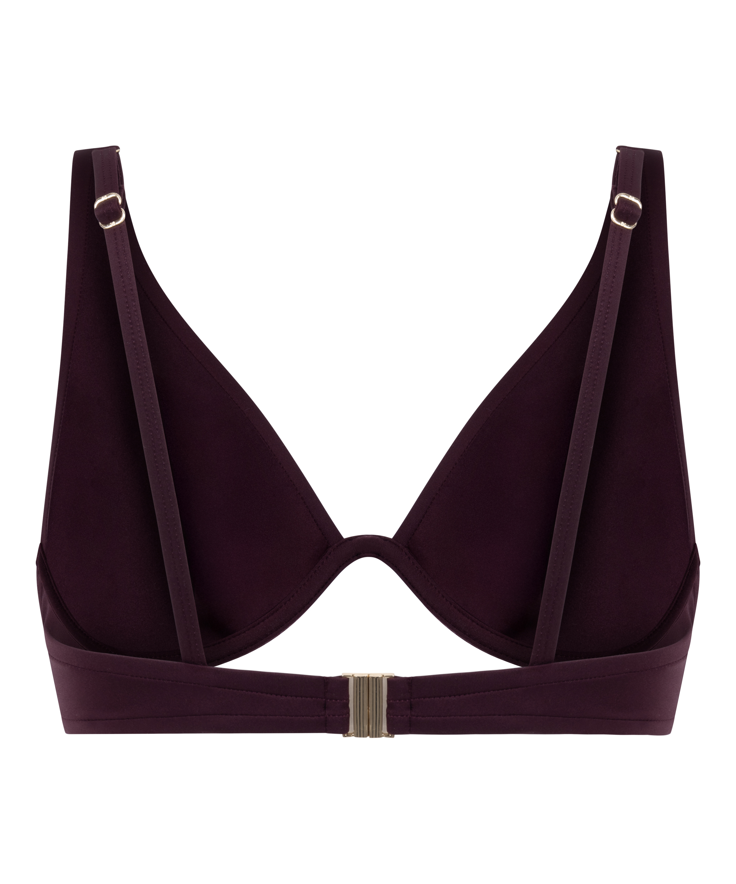 Haut de bikini en néoprène, Violet, main