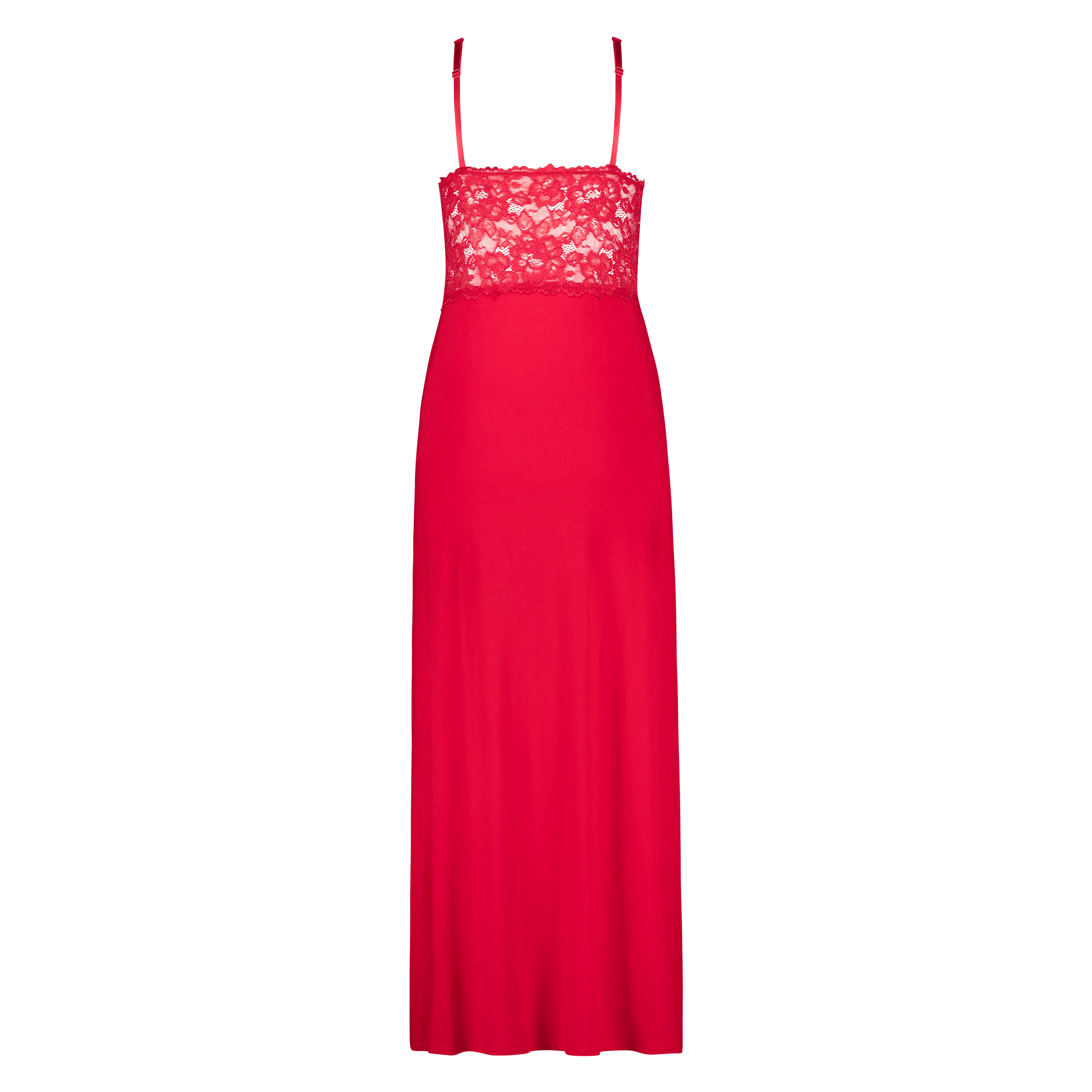 Slipdress Nora Lace Long, Rot, main