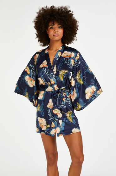 Hunkemöller Kimono Lotus Bird Bleu