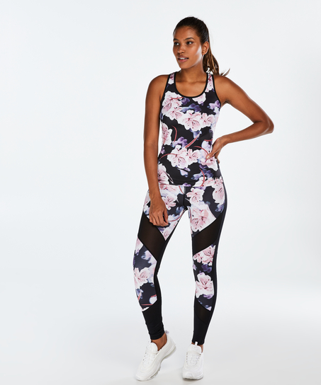 HKMX Sport slim fit tank top, Schwarz