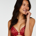 Soutien-gorge à armatures préformé push-up Theresa, Rouge