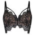 Soutien-gorge &agrave; armatures pr&eacute;form&eacute; longline Marilee, Noir
