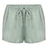 Satin Shorts Ayla, Vert