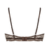 Soutien-gorge non-rembourr&eacute; &agrave; armatures Isabelle, Marron