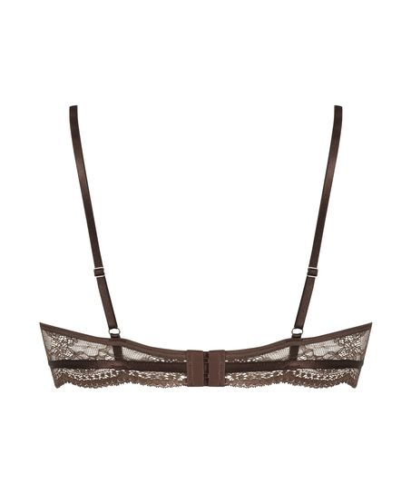 Soutien-gorge non-rembourr&eacute; &agrave; armatures Isabelle, Marron