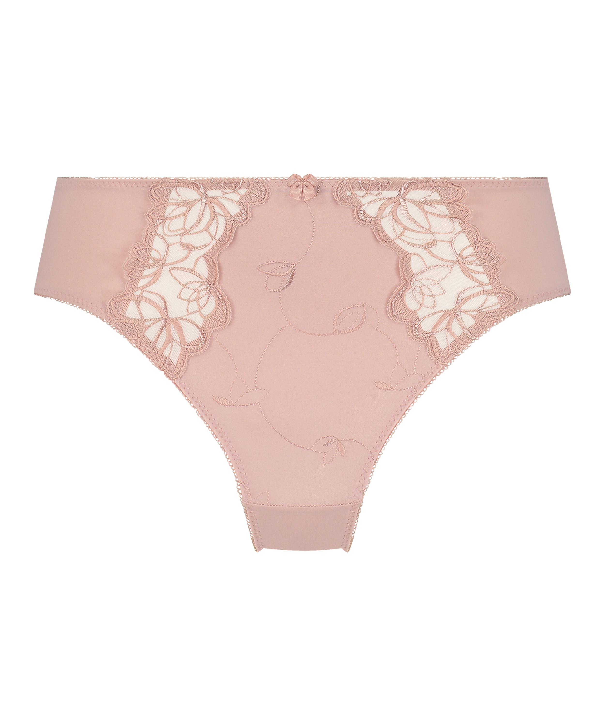 Slip taille haute Diva, Rose, main
