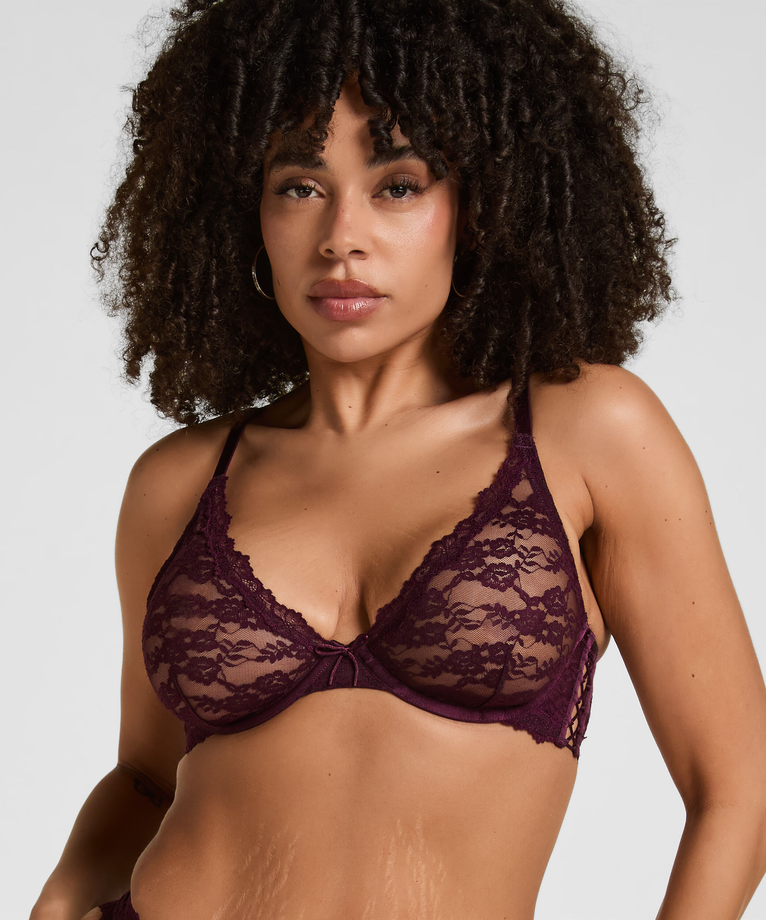 Soutien-Gorge à Armatures Sans Rembourrage Aveline, Violet