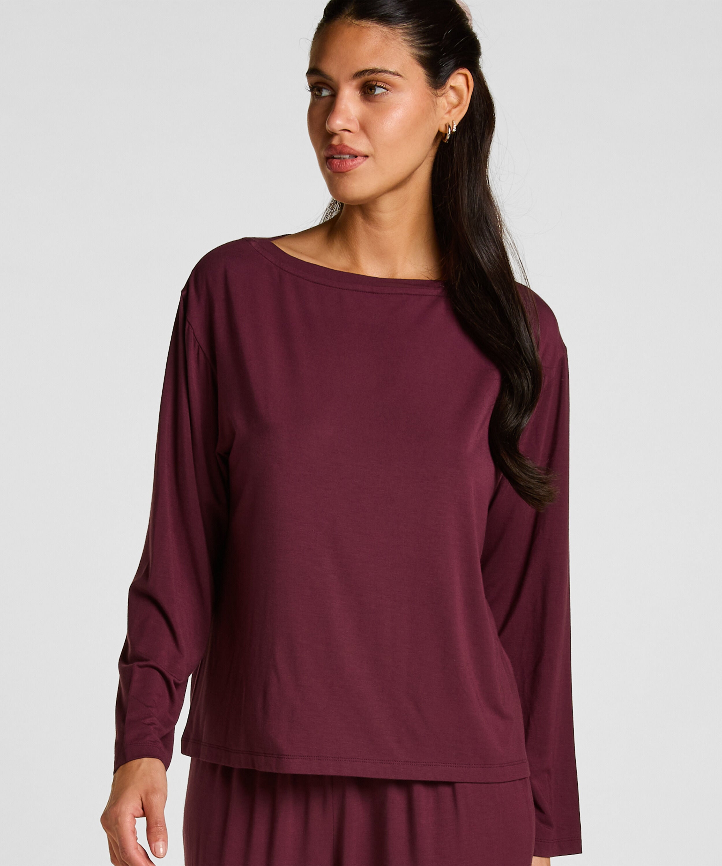 Haut de Pyjama Manches Longues Jersey, Violet Haut de Pyjama Manches Longues Jersey, Violet