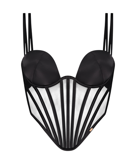 Bustier Paige, Schwarz