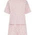 Pyjama Set Cotton Jersey Short, Rose