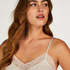 Top cami Lace, Beige