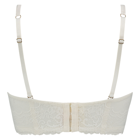 Soutien-gorge &agrave; armatures pr&eacute;form&eacute; longline Rose, Blanc