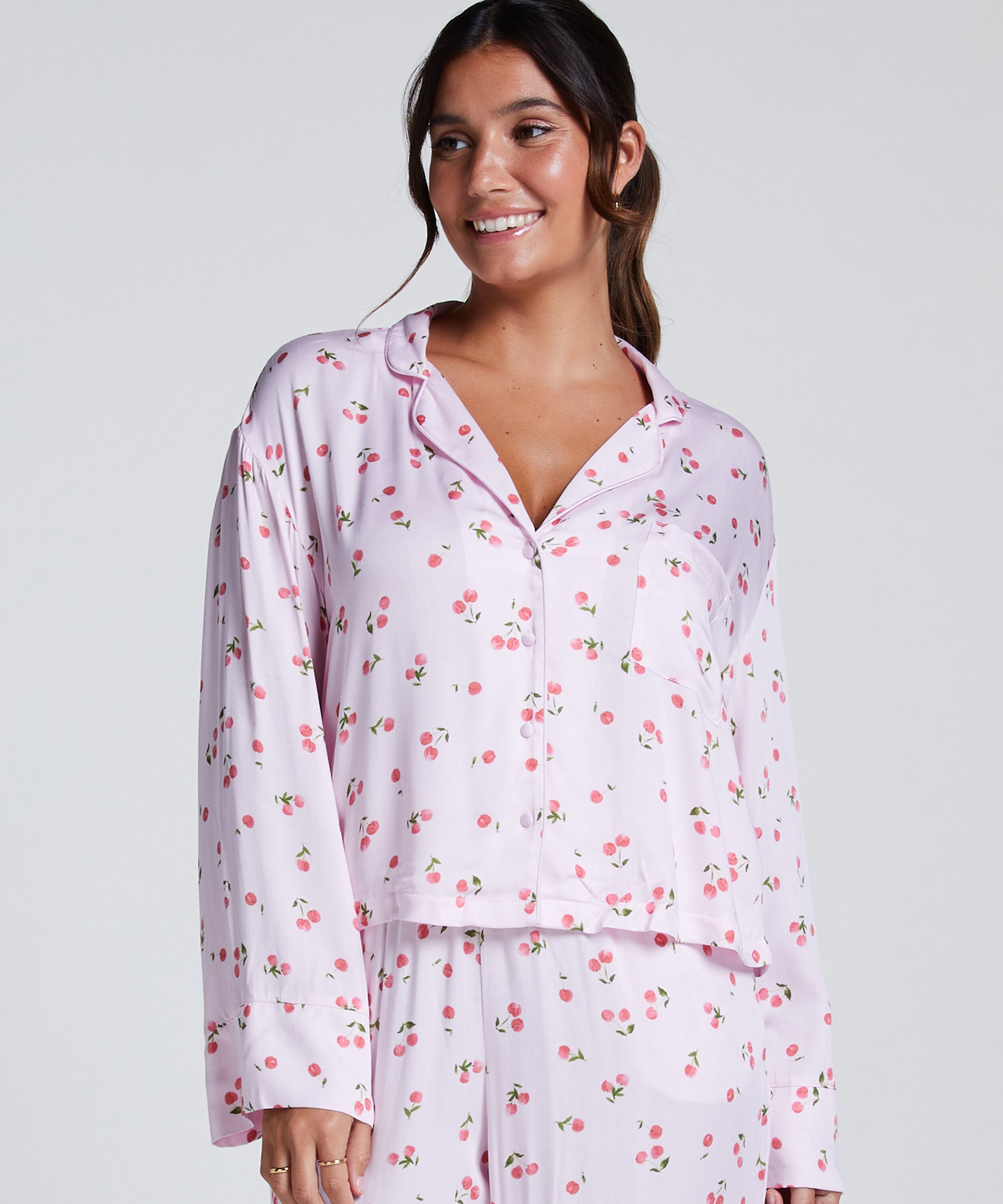 Langarmjacke Satin