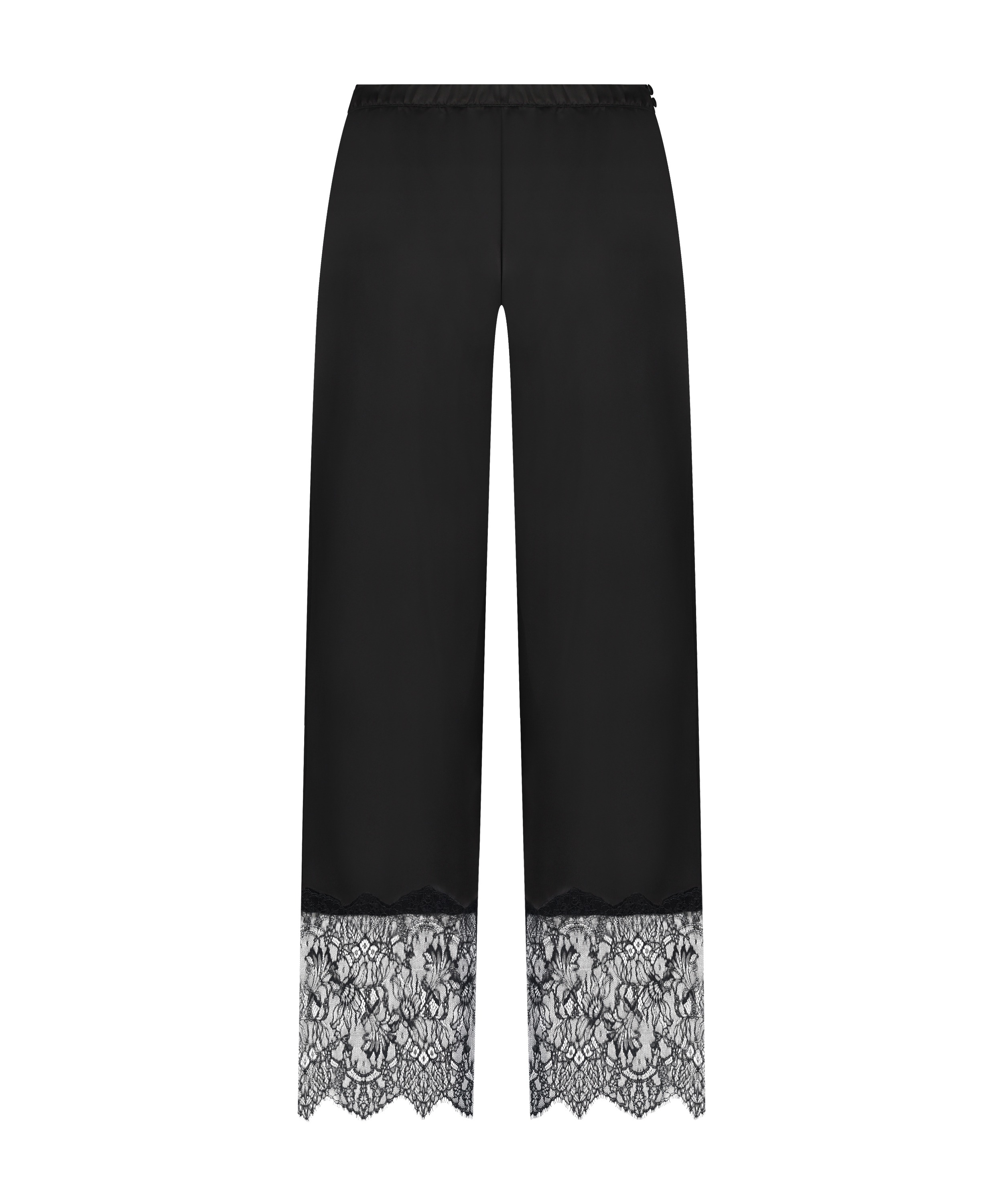 Pantalon large en dentelle Sophia, Noir, main