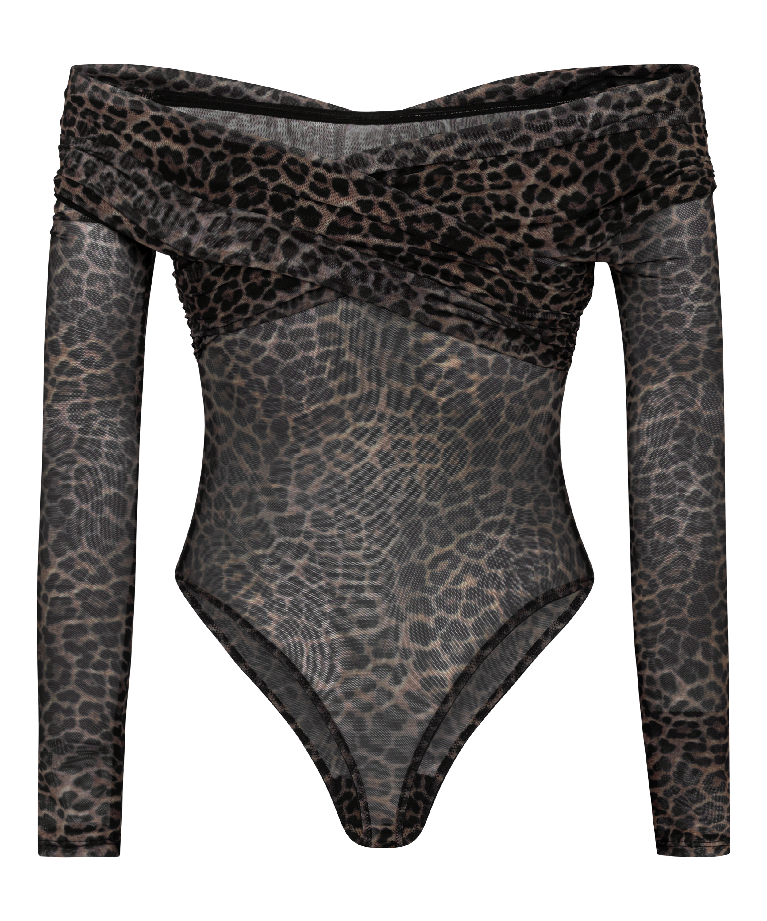 Leopard Body Keisha, Schwarz, main