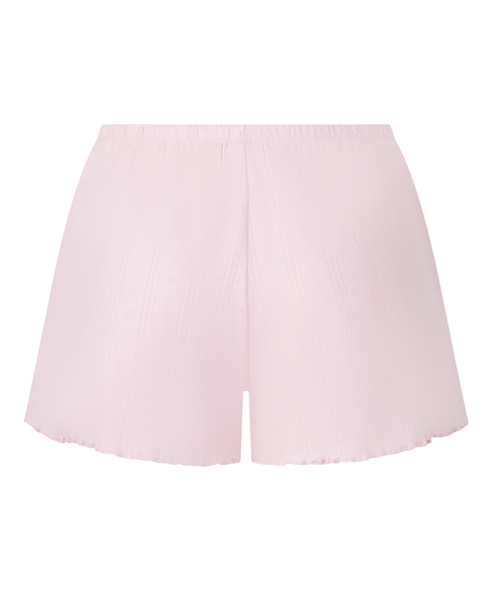 Pointelle-Shorts, Rose