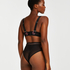 High-waist Brazilian Duckie, Schwarz