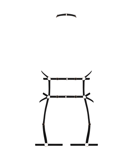 Private Strapsgürtel, Schwarz