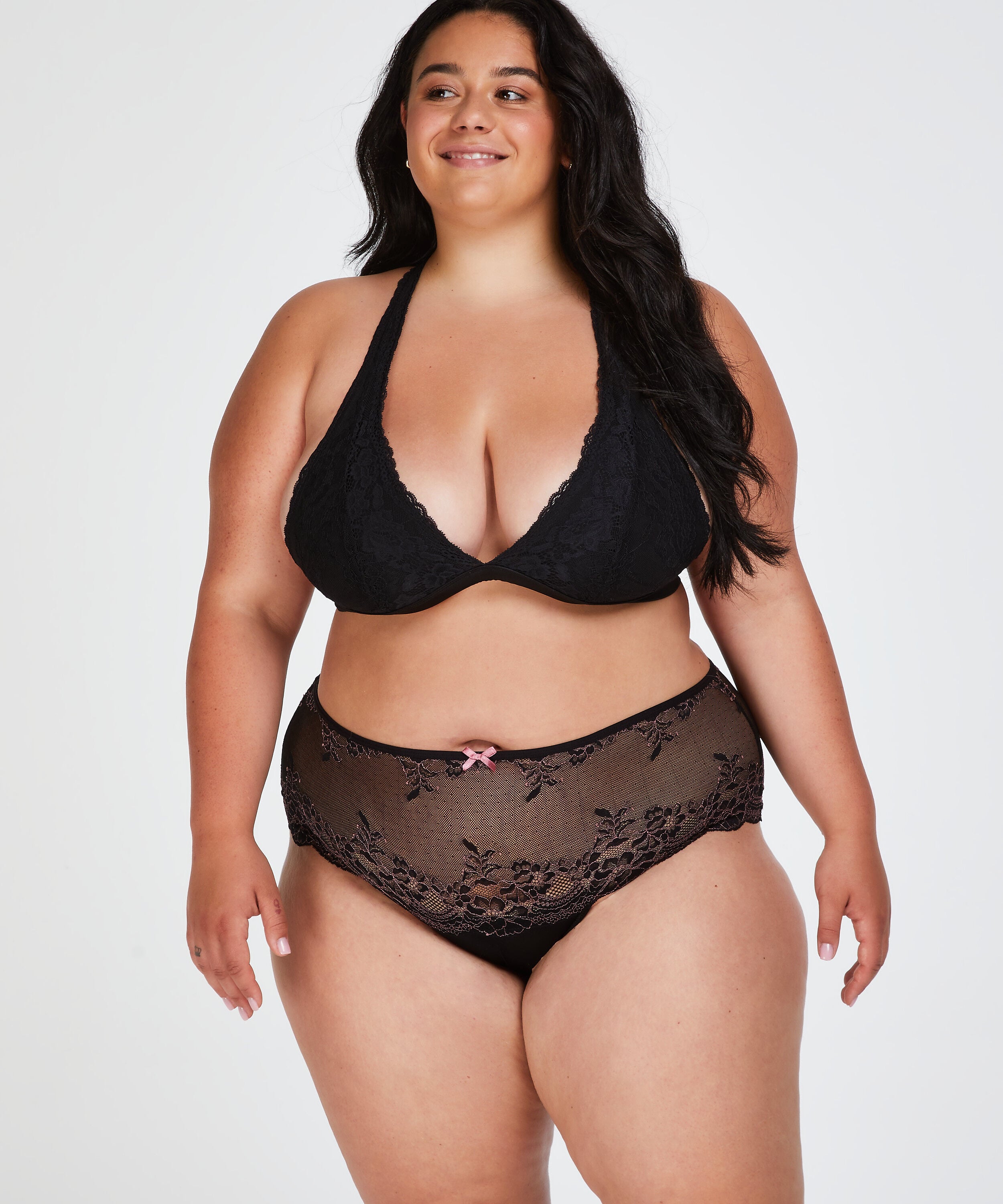 Boxer string Doriane Curvy, Noir Boxer string Doriane Curvy, Noir