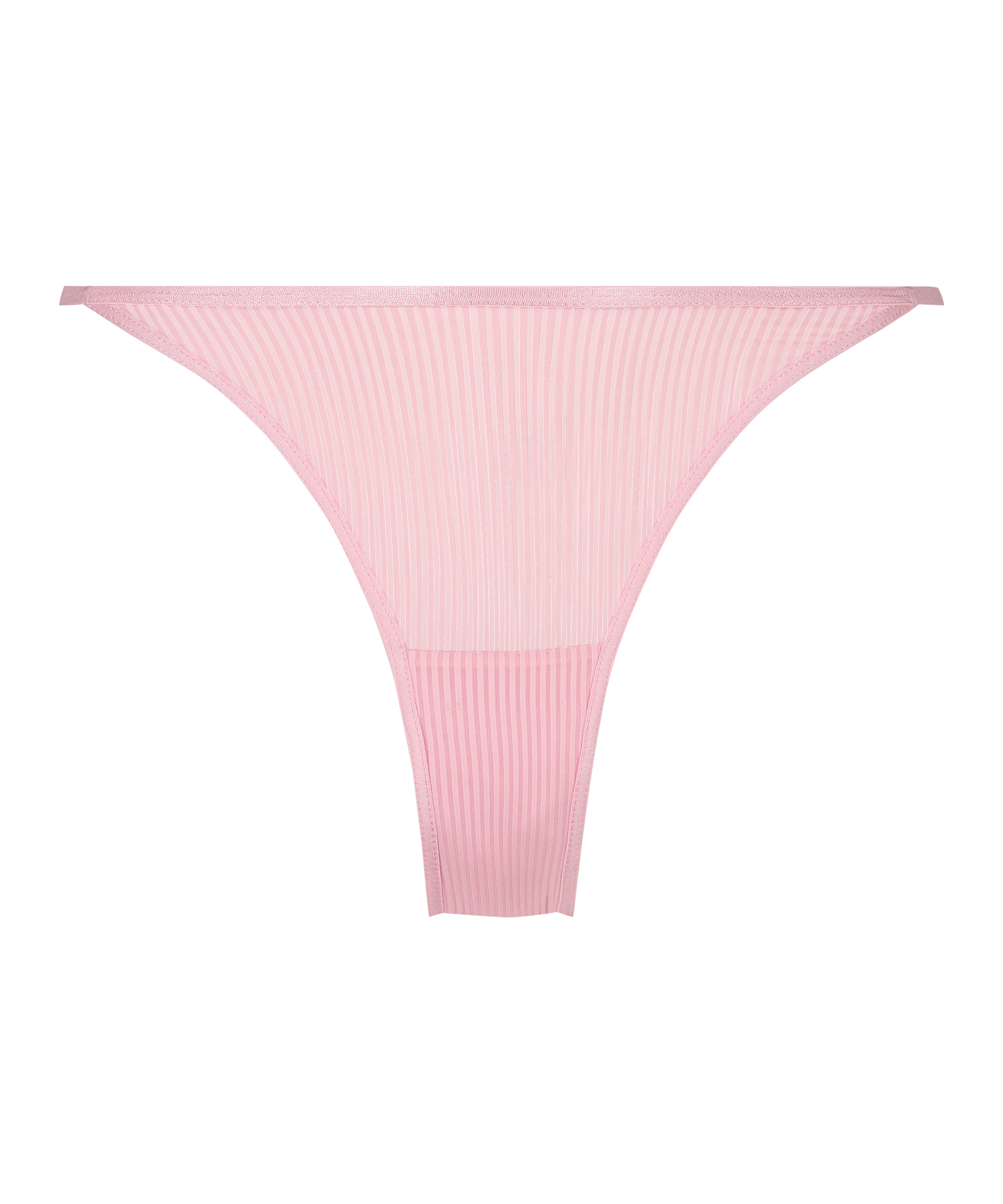 Slip brésilien jambes hautes Kaiden, Rose, main