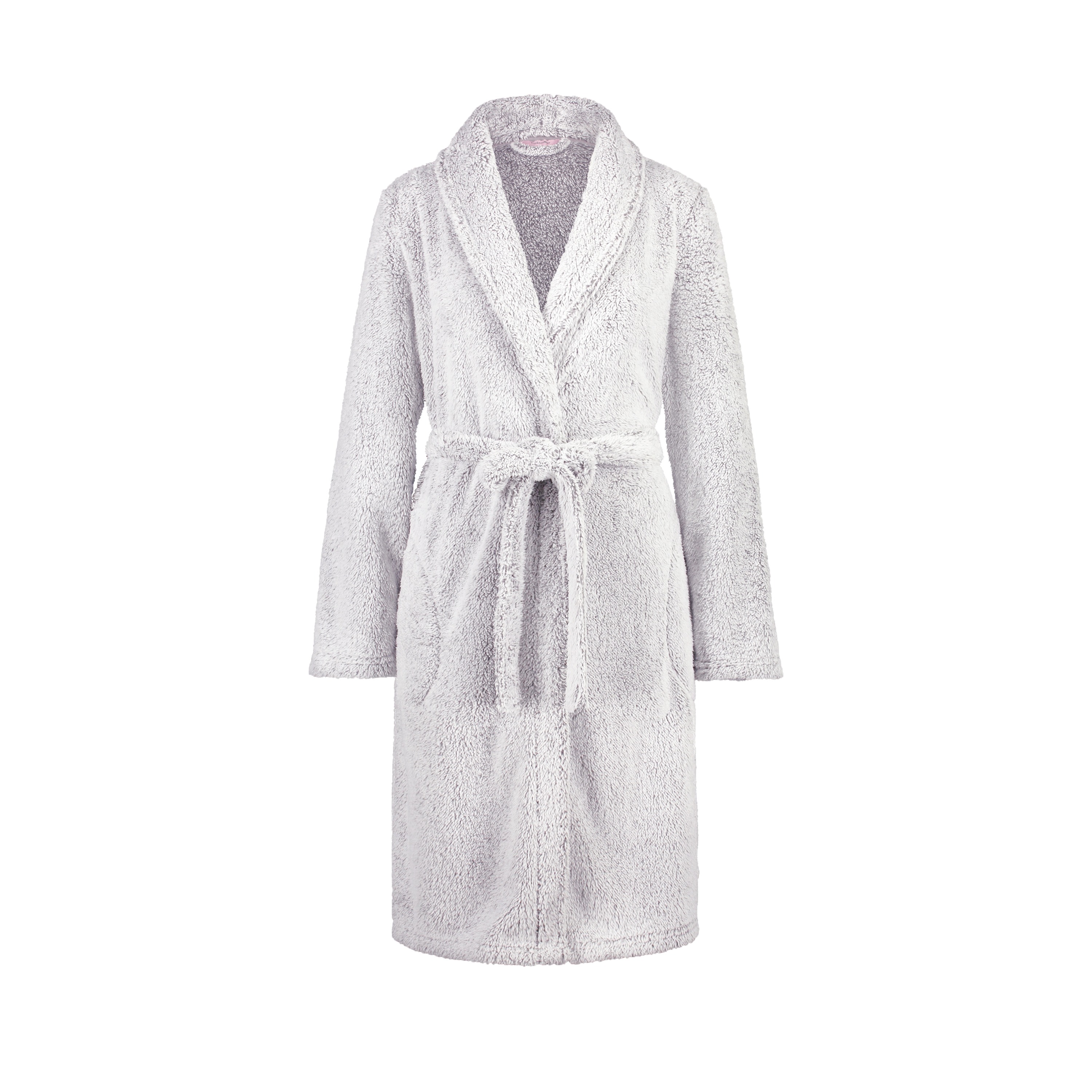 Bademantel Fleece, Grau, main