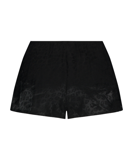 Shorts Leopard, Schwarz