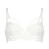 Soutien-gorge à armatures préformé longline Isabella, Blanc