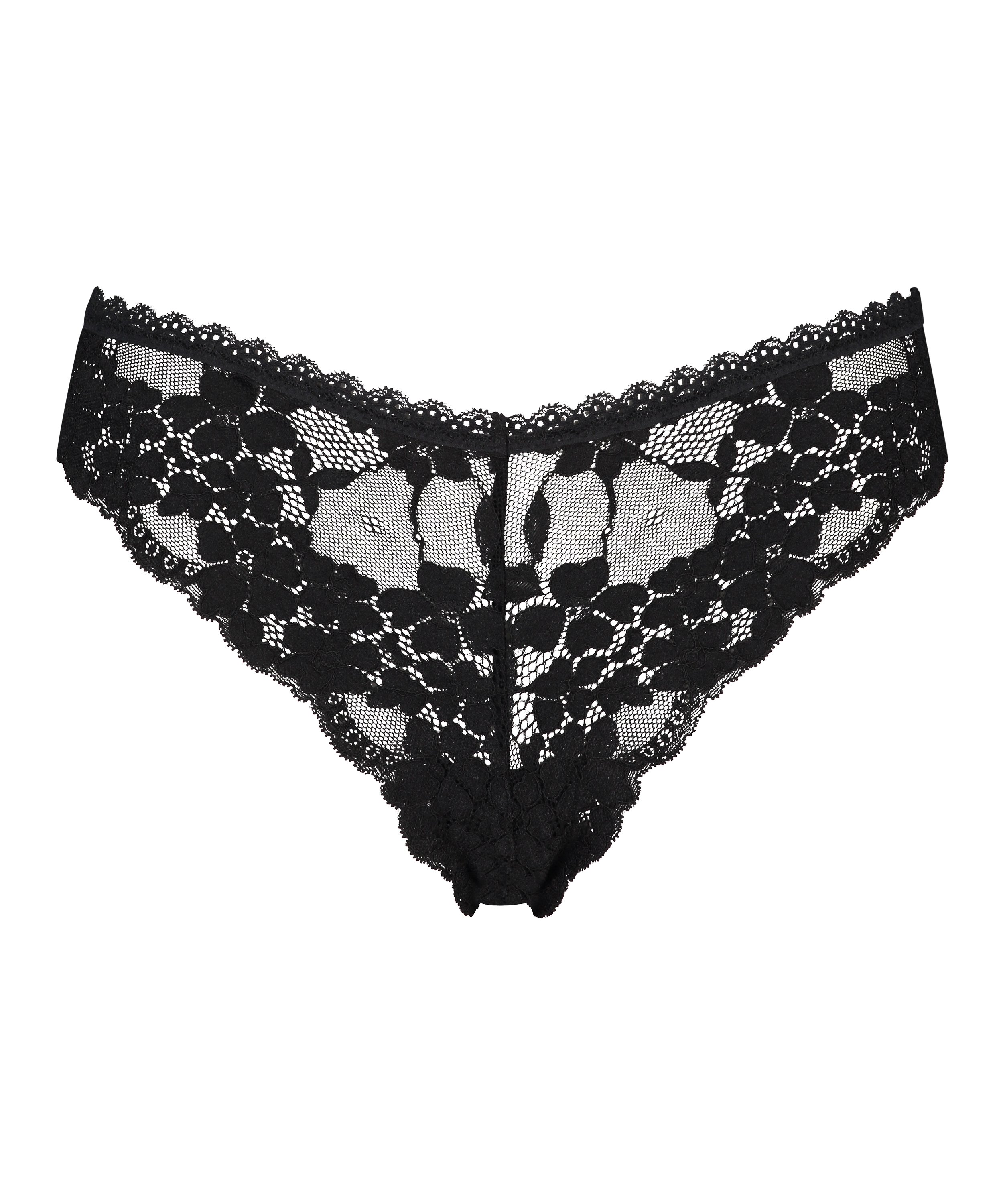 Slip brésilien Bobby, Noir, main