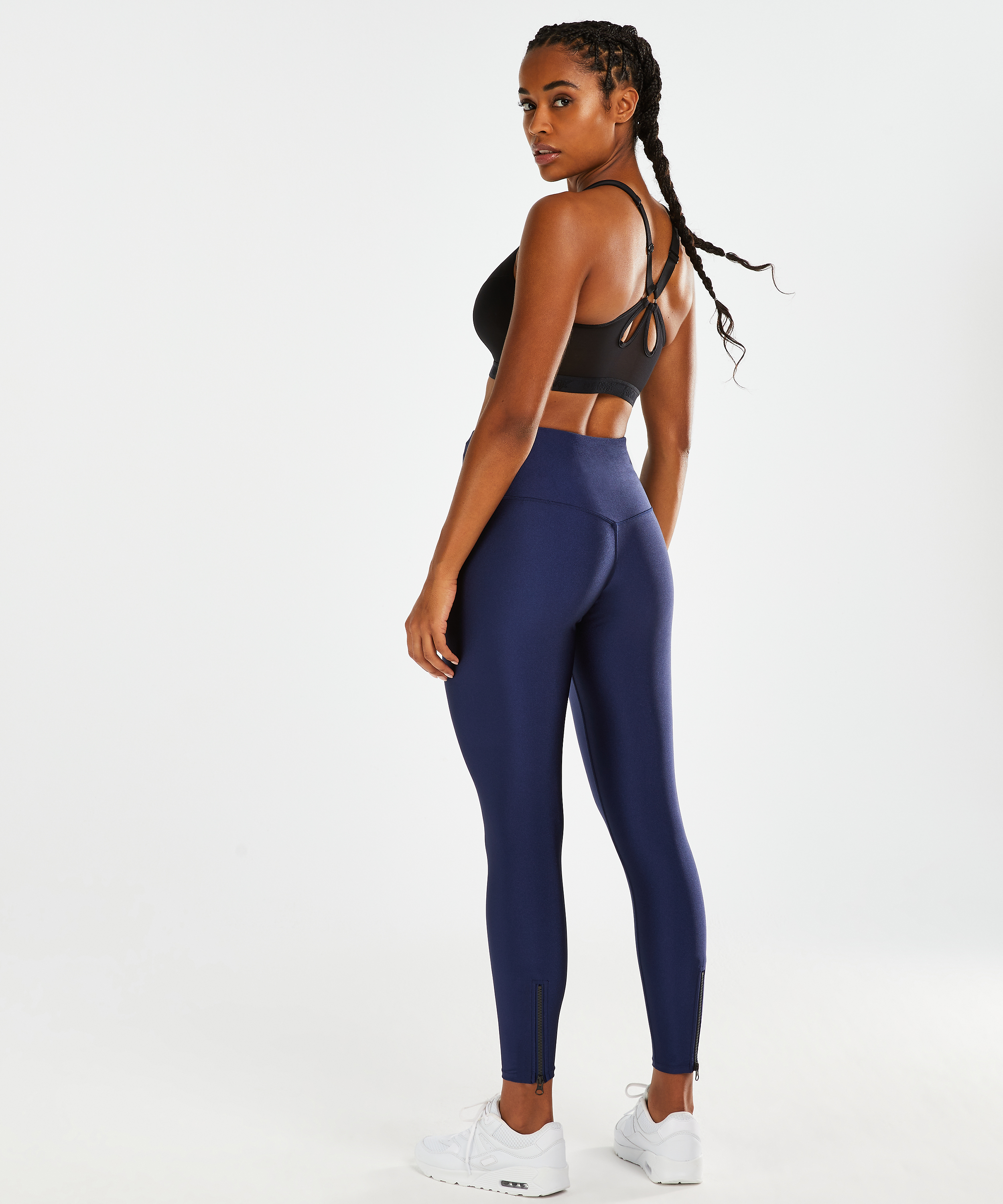 HKMX Sportleggings mit hoher Taille Shine, Blau, main