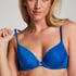 Soutien-gorge à armatures préformé Plunge, Bleu