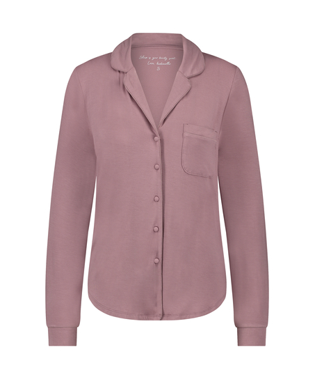 Langärmelige Jersey-Jacke Essential, Rose