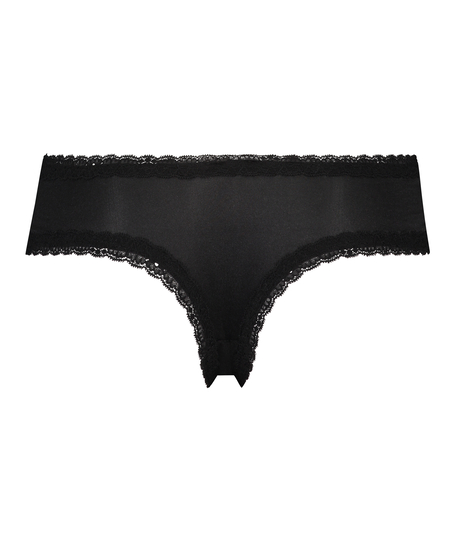 Slip br&eacute;silien Vixen, Noir