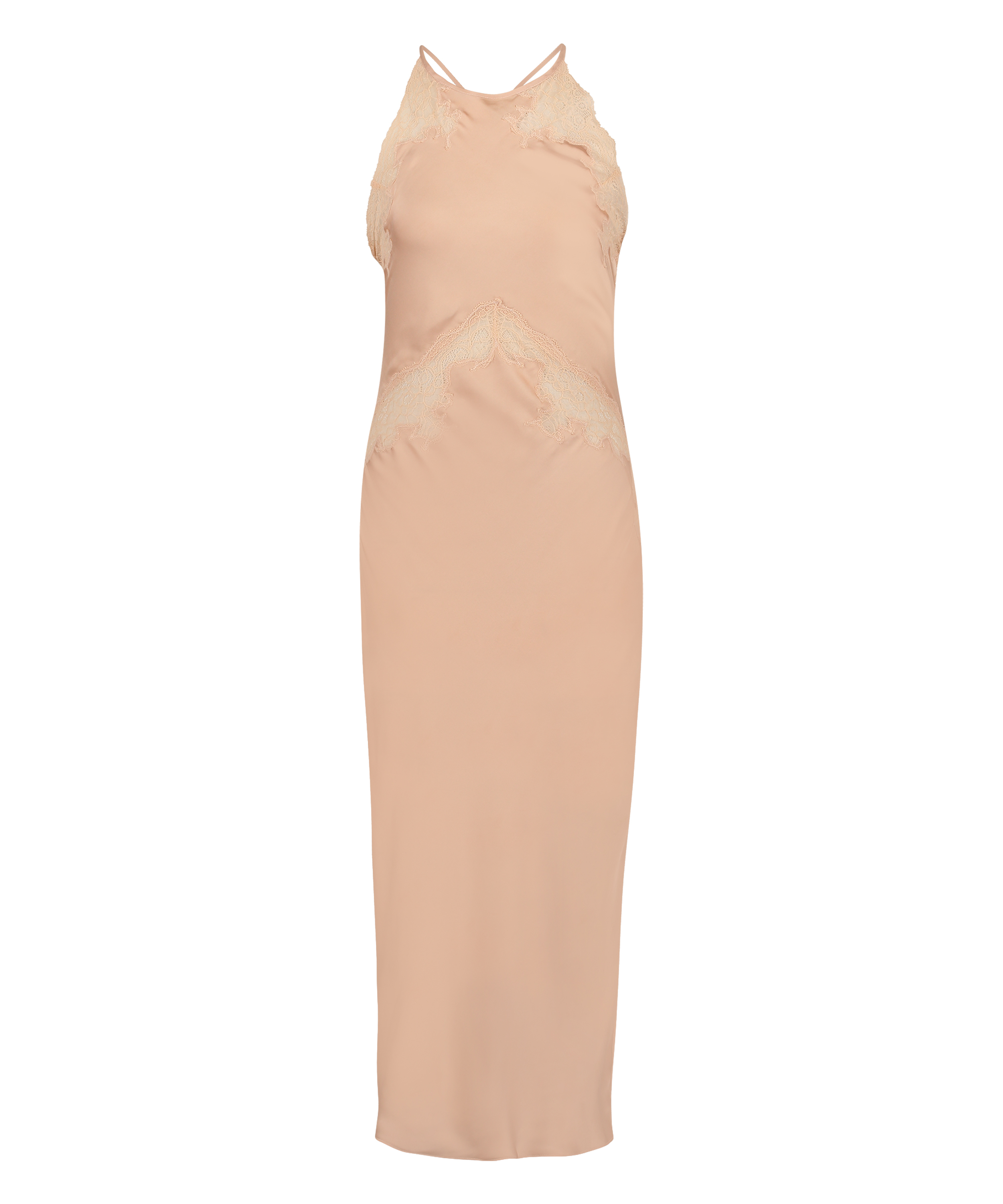 Slipdress Satin, Beige, main