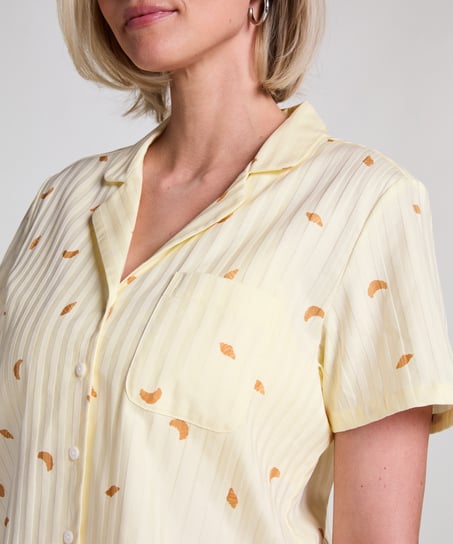 Jacke Baumwolle, Gelb