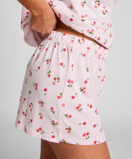 Pyjama-Set aus Baumwolle, Lila