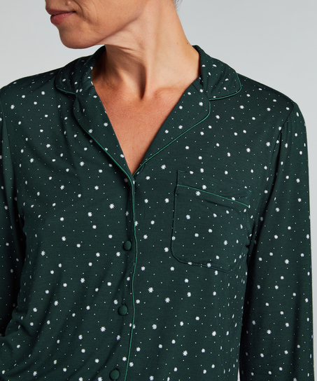 Langärmelige Jersey-Jacke Essential, Grün