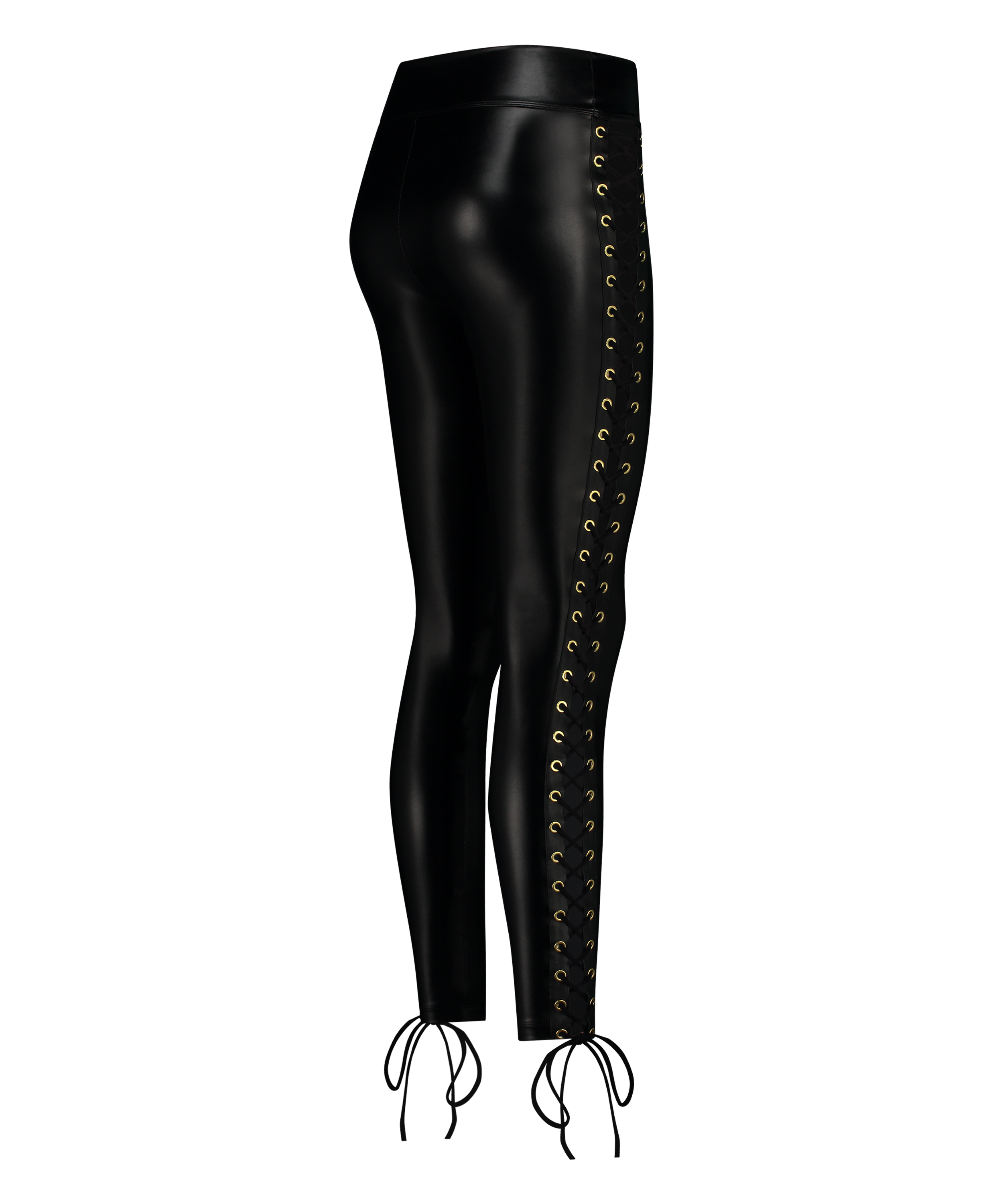 Legging Lace up, Schwarz, main